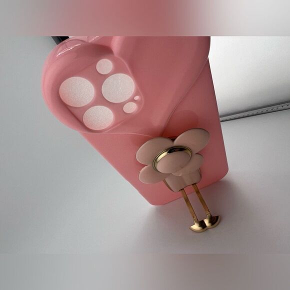 Heart & Flower Rotating Stand Case for iPhone 16 Pro Max - Picture 8 of 8